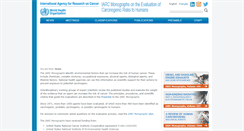 Desktop Screenshot of monographs.iarc.fr