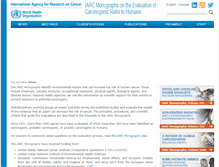 Tablet Screenshot of monographs.iarc.fr