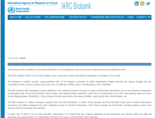 Tablet Screenshot of ibb.iarc.fr