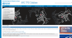 Desktop Screenshot of p53.iarc.fr