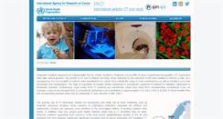 Desktop Screenshot of epi-ct.iarc.fr