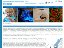 Tablet Screenshot of epi-ct.iarc.fr