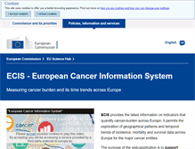Tablet Screenshot of eu-cancer.iarc.fr